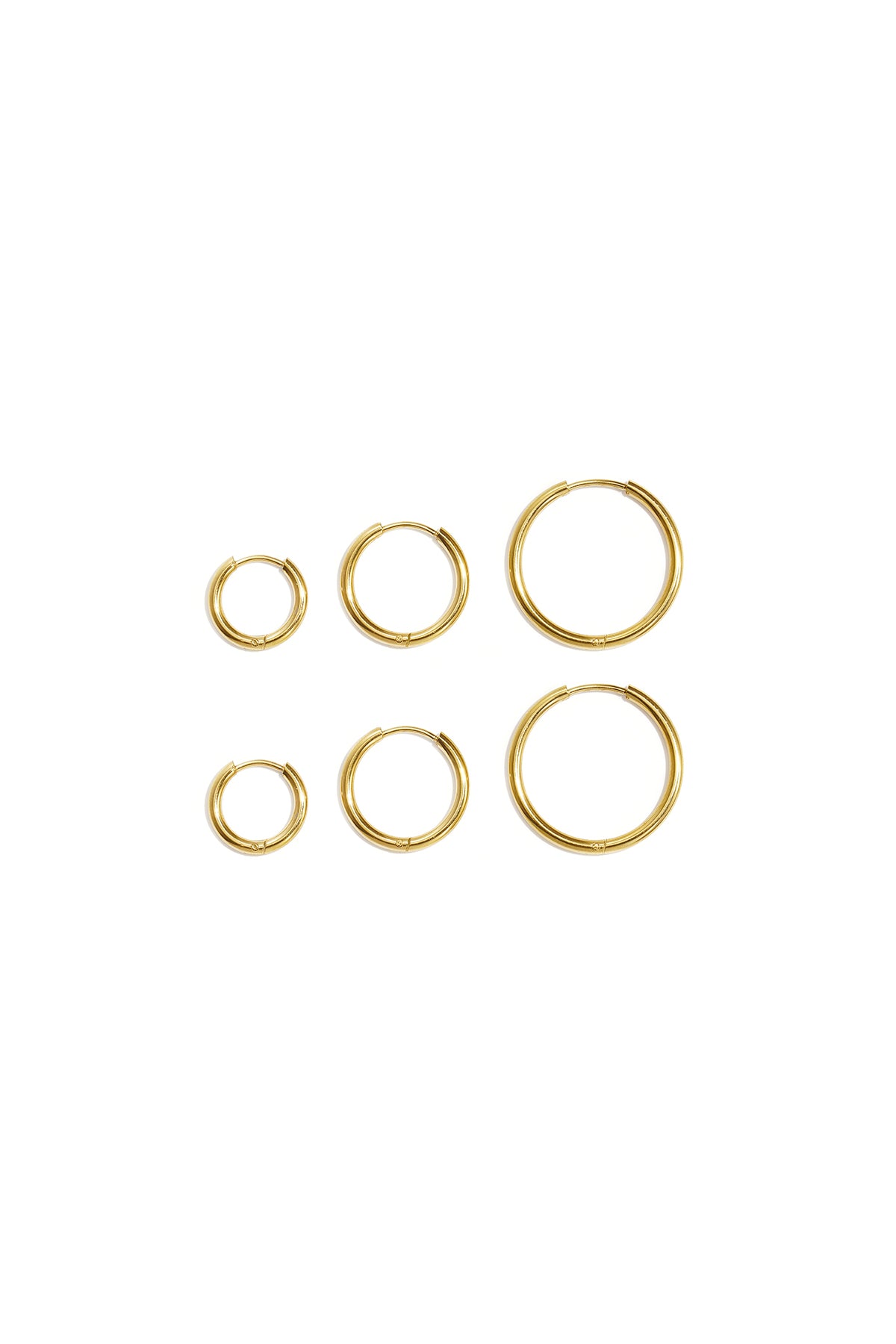 Conjunto de pendientes de acero inoxidable con forma geométrica, sencillos, de la serie Daily Simple, joyería para mujer.
