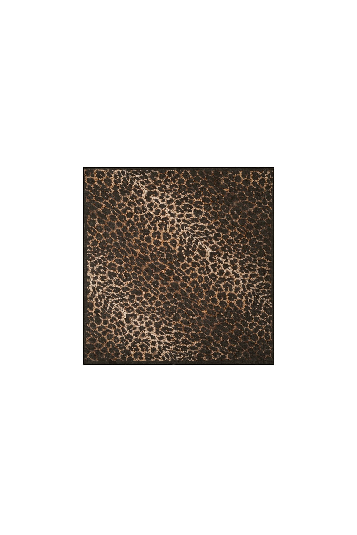 Bufandas de verano con estampado de leopardo, de algodón sencillo, accesorios para el día a día.