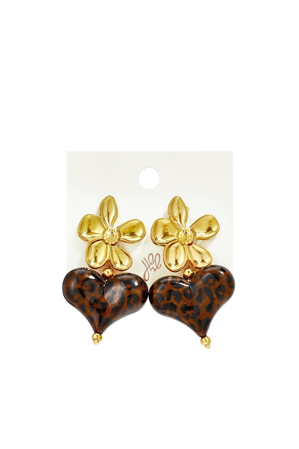 Pendientes colgantes de acero inoxidable con forma de corazón, sencillos, de la serie Daily Simple, joyería para mujer.