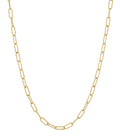 Elegant Long Necklace in Silver & Gold for Everyday Wear