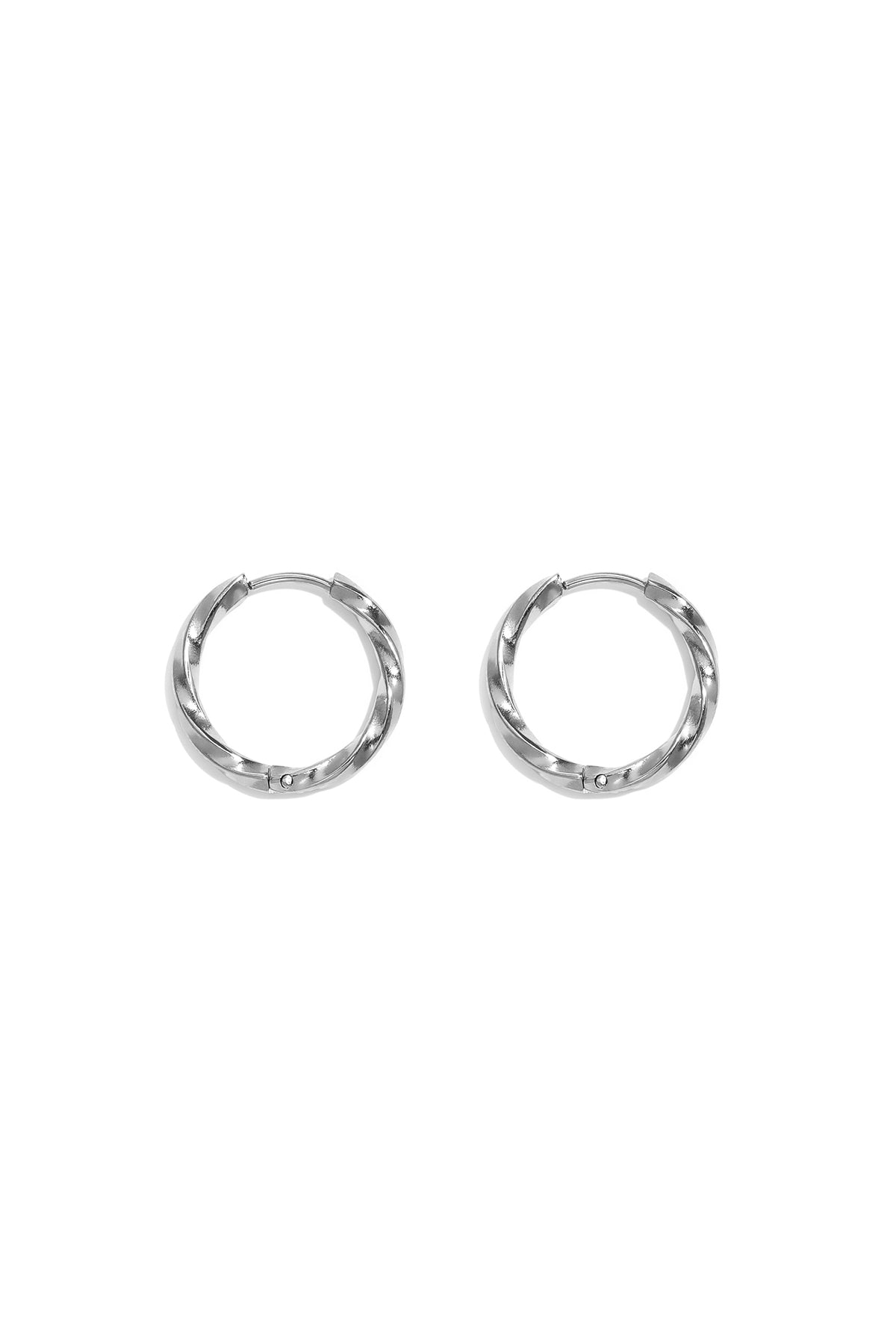Conjunto de pendientes de acero inoxidable Circle Simple Daily Simple Series Joyería para mujer