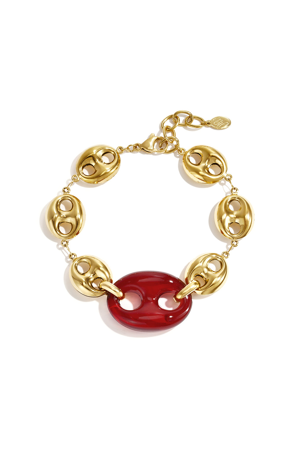 Pulseras de cadena de acero inoxidable con forma geométrica, sencillas, de la serie Daily Simple, joyería para mujer.