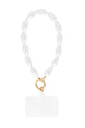 Stylish White Phone Chain for Secure Holding