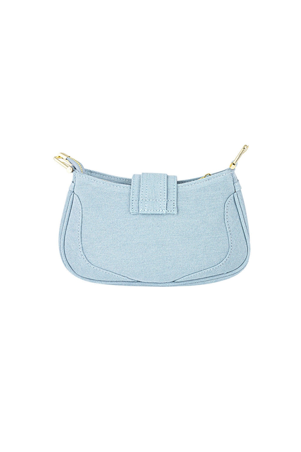 Chic Polyester Shoulder Bag in Pink and Blue