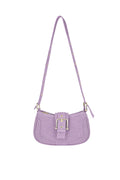 Chic Polyester Shoulder Bag in Pink and Blue