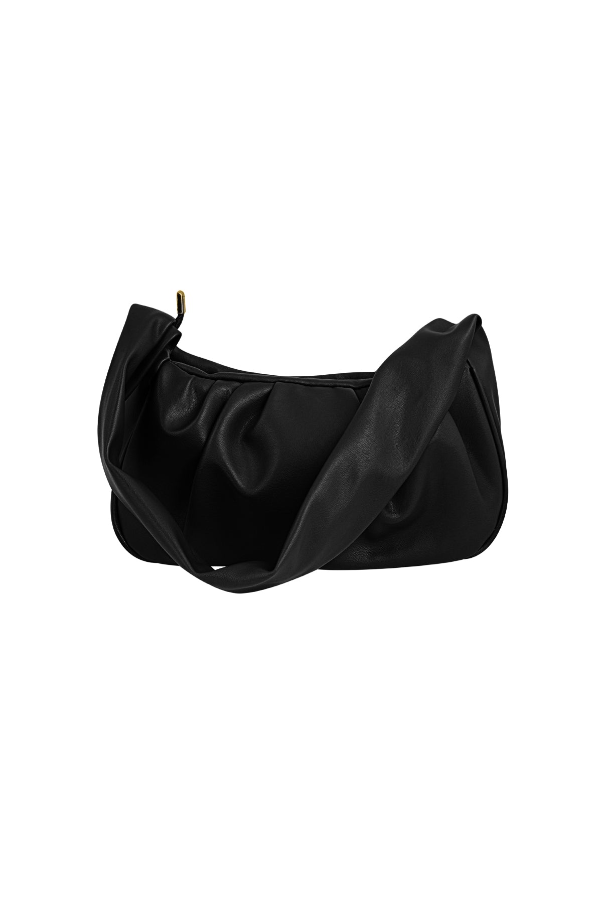 Stylish PU Shoulder Bag in Blue, Black, and Fuchsia