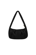 Stylish PU Shoulder Bag in Blue, Black, and Fuchsia