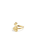 Elegant Heart Statement Ring, Adjustable All Fit