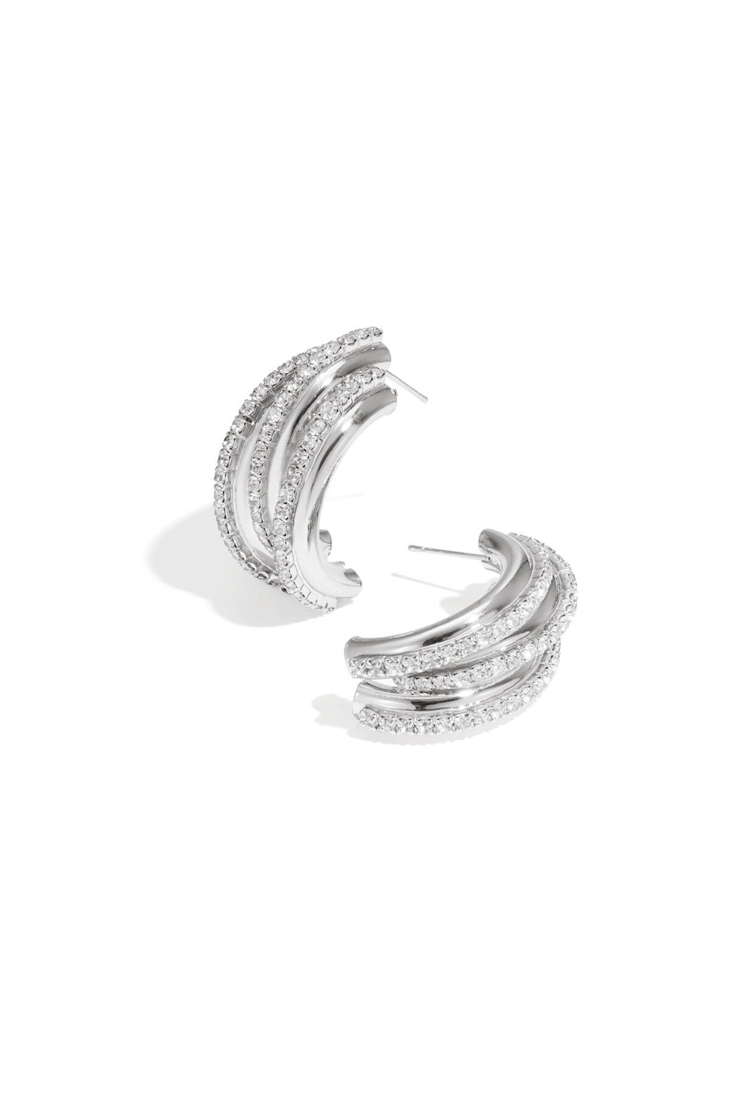 Elegant Irregular Shaped Stud Earrings for Party Wear