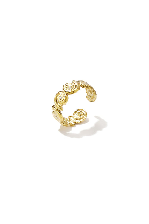 Anillos minimalistas de acero inoxidable con forma irregular, sencillos para uso diario, de la serie Simple. Joyería para mujer.