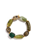 Pulseras de cuentas acrílicas de forma irregular, sencillas, de la serie Simple Daily, joyería para mujer