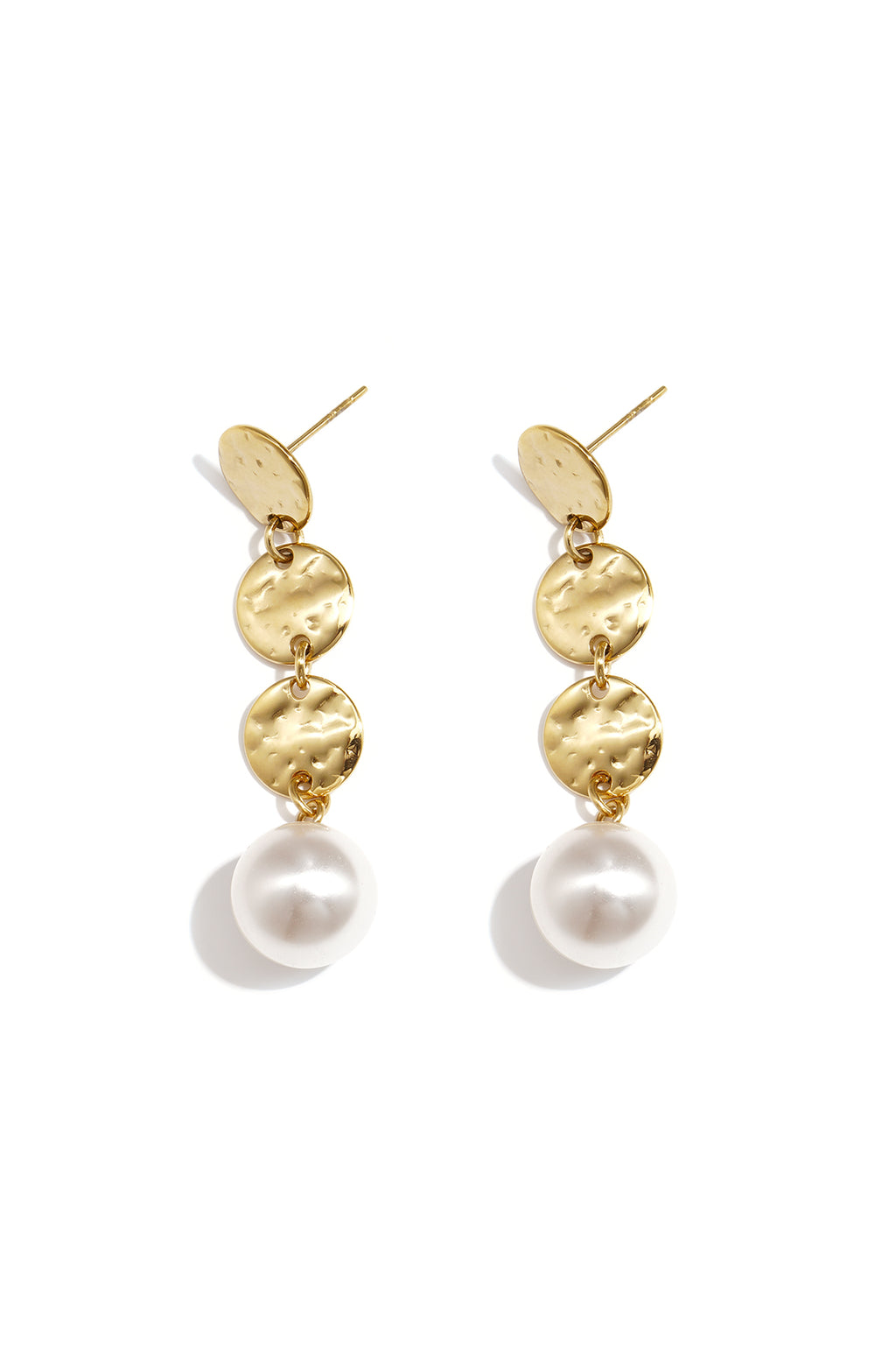 Pendientes colgantes de acero inoxidable con forma geométrica, elegantes, de la serie Daily Simple, joyería para mujer.