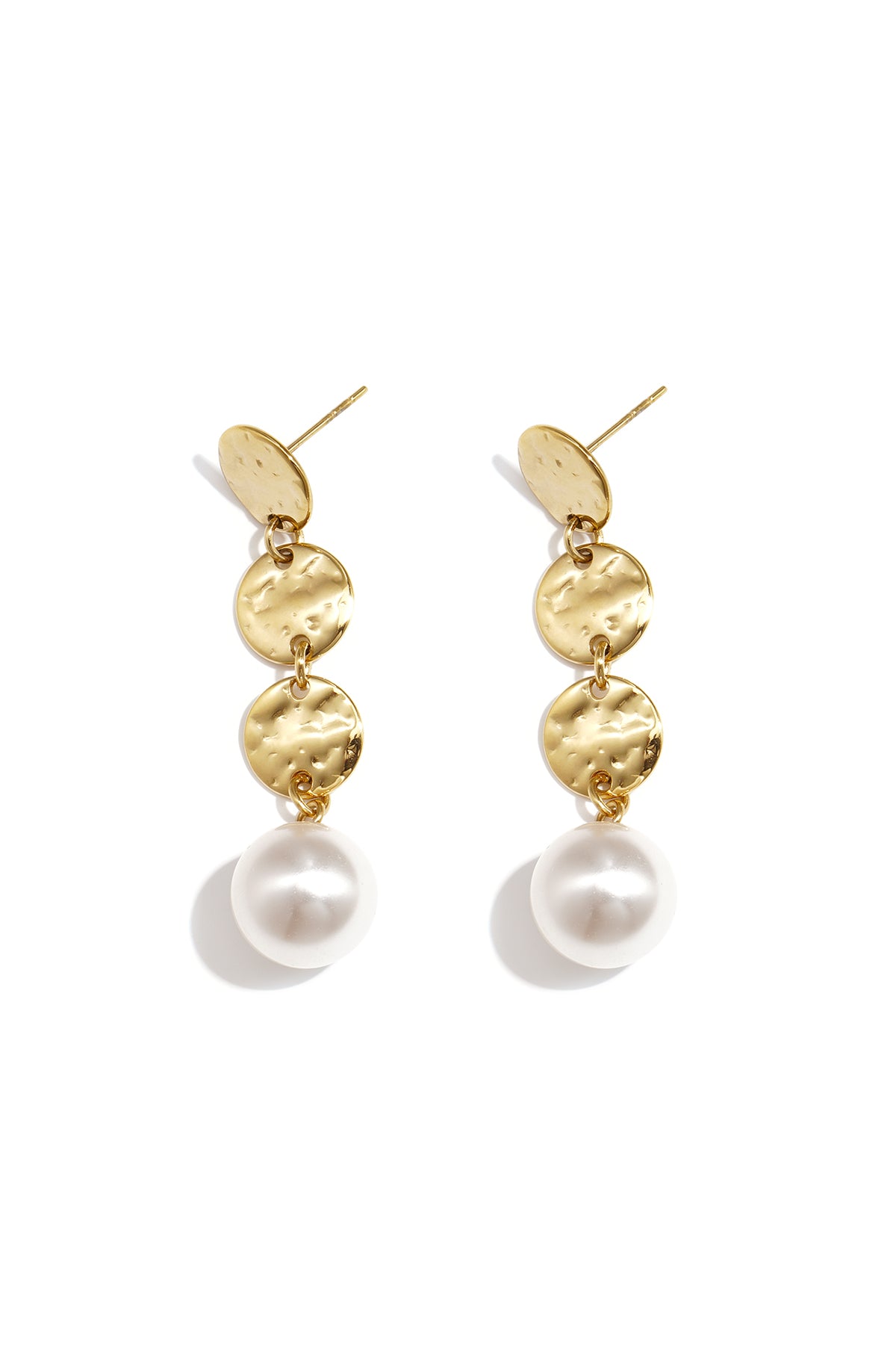 Pendientes colgantes de acero inoxidable con forma geométrica, elegantes, de la serie Daily Simple, joyería para mujer.