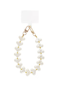 Elegant White Gold & Silver Phone Chains for All Phones