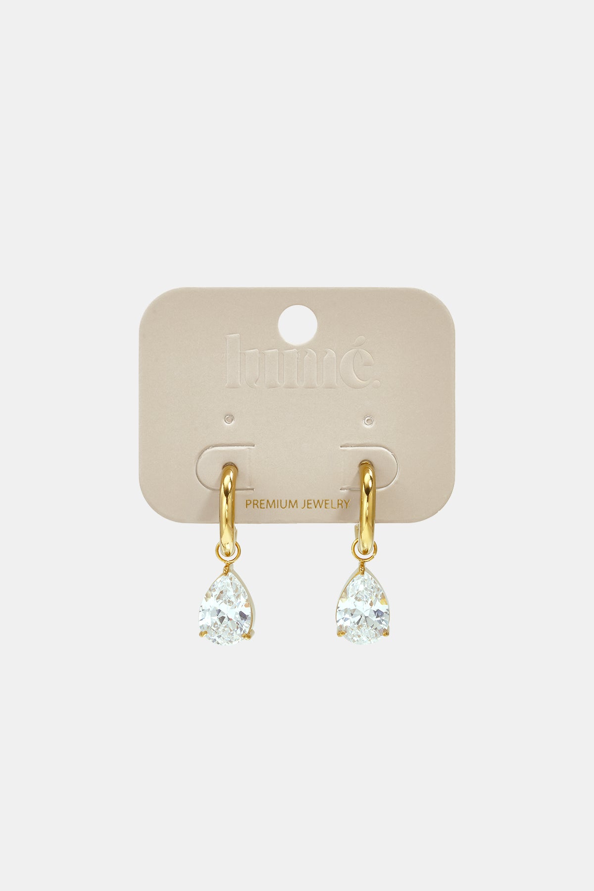 Pendientes colgantes de acero inoxidable Droplet Simple Daily Simple Series Joyería para mujer