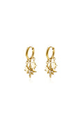 Pendientes colgantes de acero inoxidable con forma geométrica, sencillos para uso diario, de la serie Simple. Joyería para mujer.