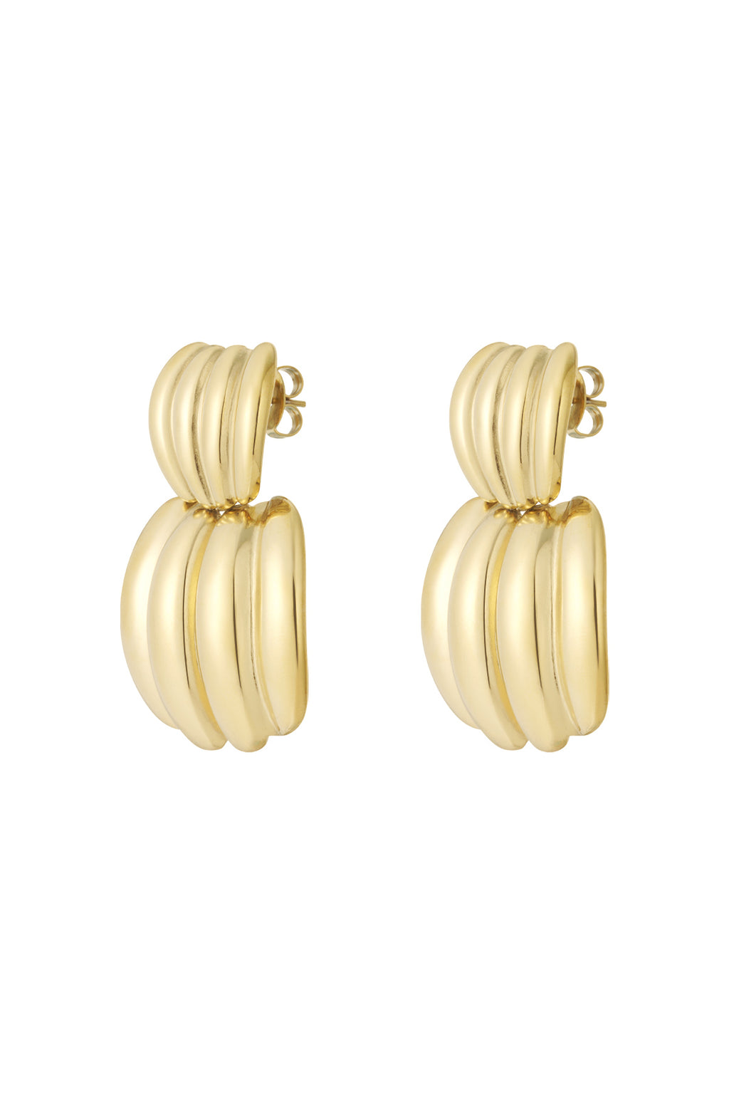 Stylish Stainless Steel Drop Earrings for Everyday Wear