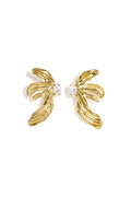 Pendientes de botón de acero inoxidable con forma de flor, serie Simple Simple, joyería para mujer
