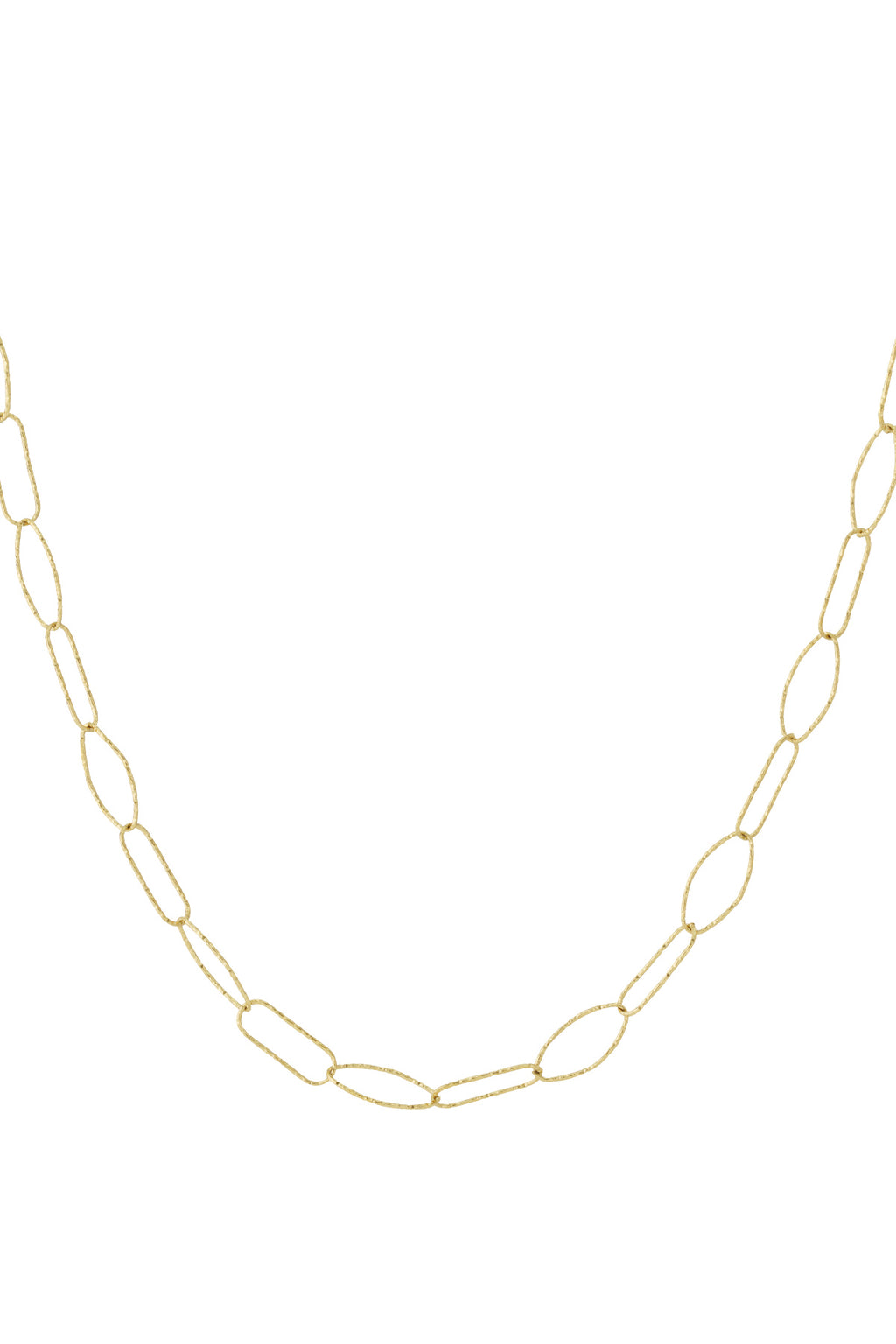 Elegant 304S Steel Chain Necklace, All Fit, Simple & Chic