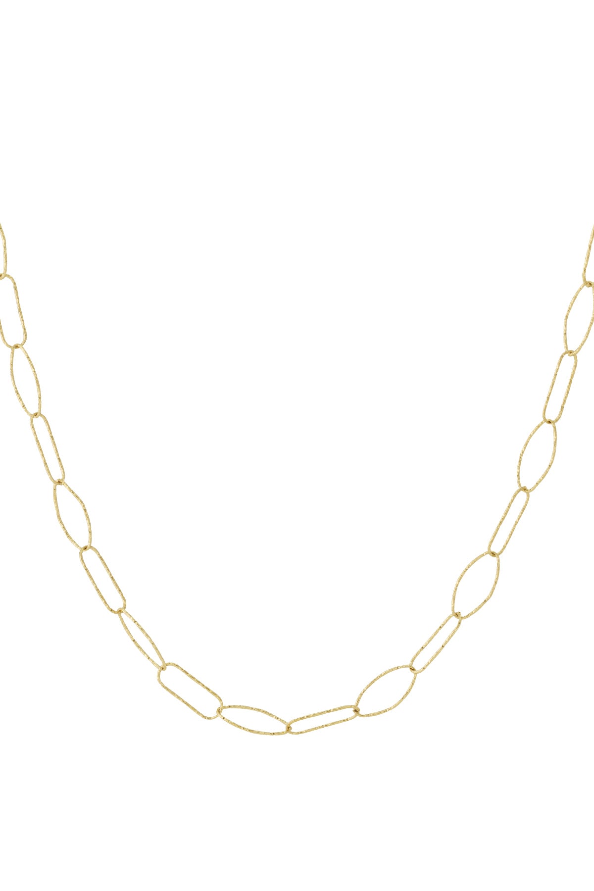 Elegant 304S Steel Chain Necklace, All Fit, Simple & Chic