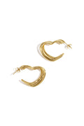 Stylish Heart Hoop Earrings for Everyday Wear