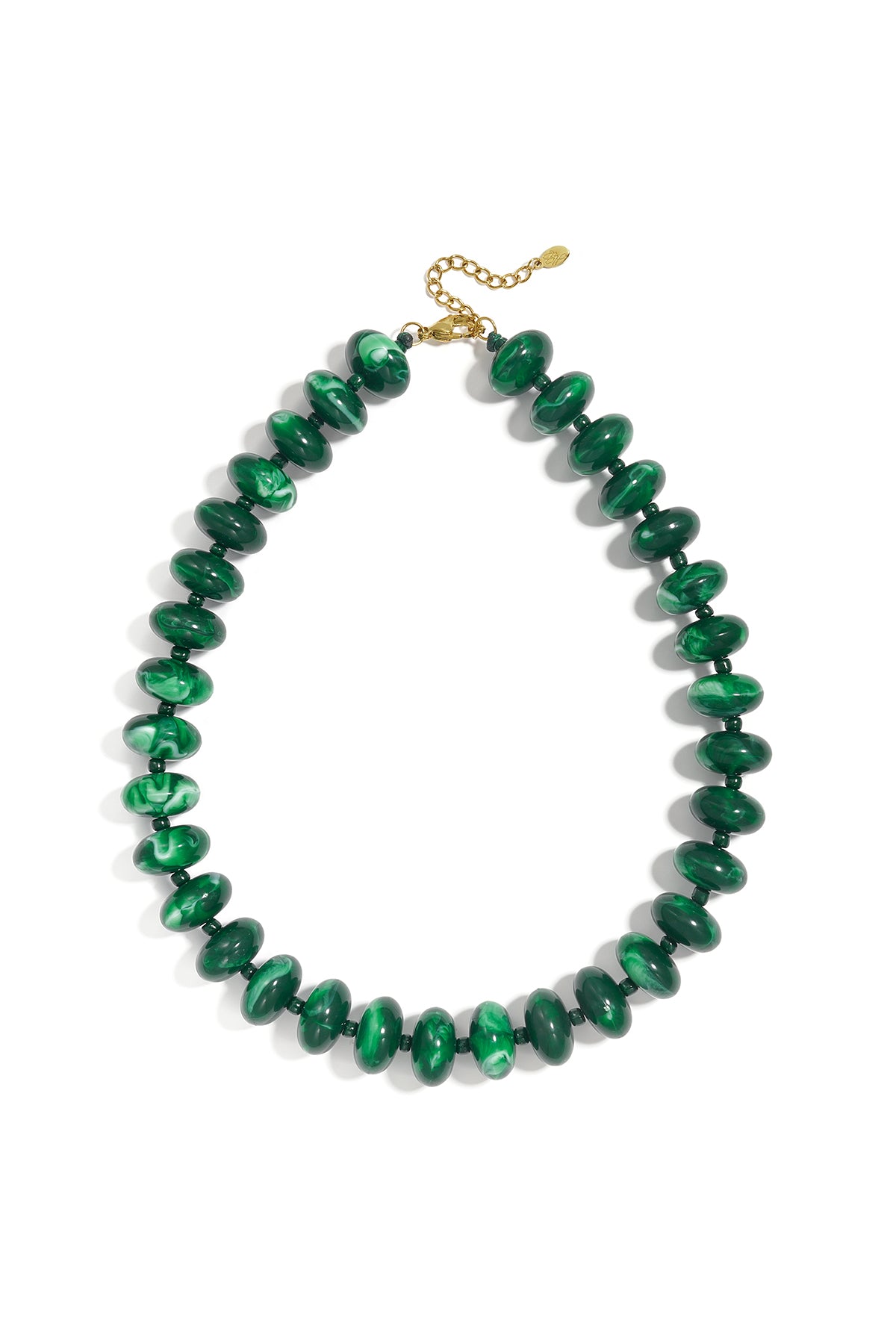 Collares de cuentas acrílicas con degradado de color, sencillos para el día a día, de la serie Simple. Joyería para mujer.
