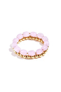 Chic Stainless Steel Beaded Bracelets for Women