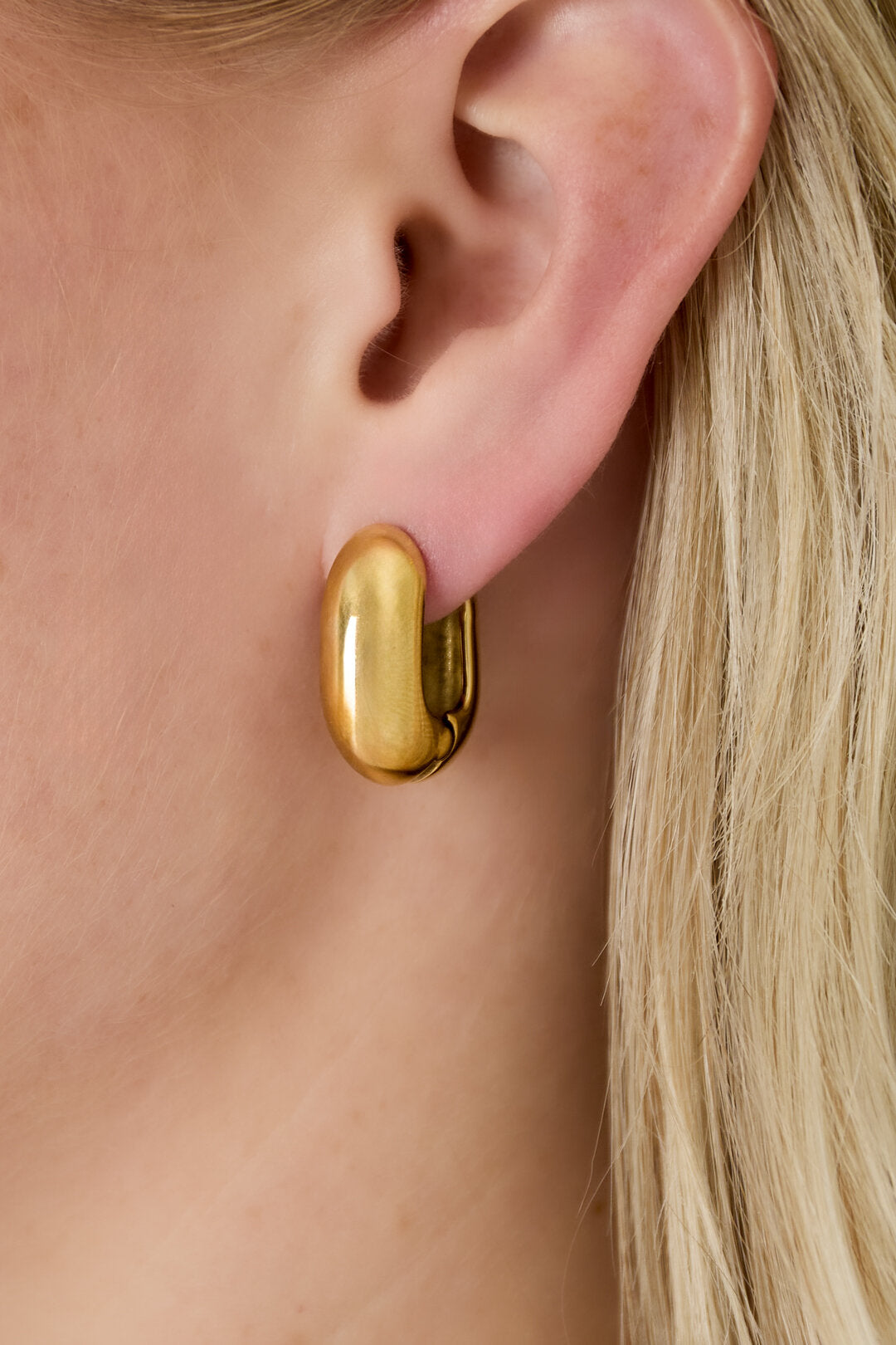 Elegant Stainless Steel Hoop Earrings for Women