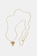 Elegant Long Heart Necklace for Everyday Wear