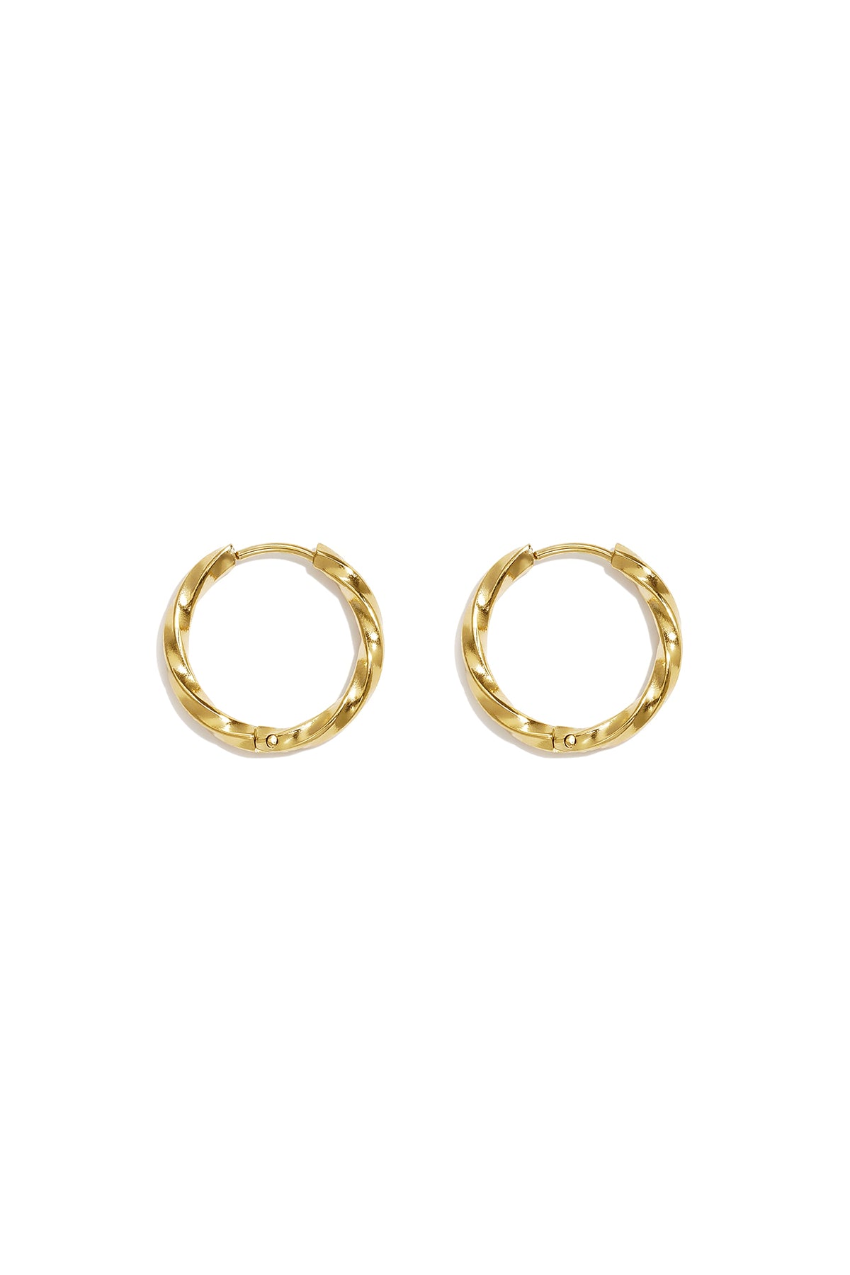 Conjunto de pendientes de acero inoxidable Circle Simple Daily Simple Series Joyería para mujer