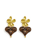 Pendientes colgantes de acero inoxidable con forma de corazón, sencillos, de la serie Daily Simple, joyería para mujer.