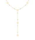 Elegant Long Necklace in Silver & Gold, Casual Style