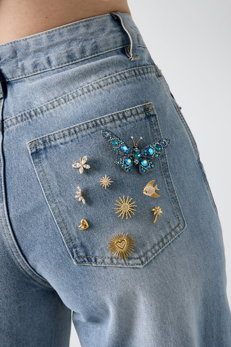 Broches con forma de pájaros, sencillos, de acero inoxidable, accesorios para el día a día.