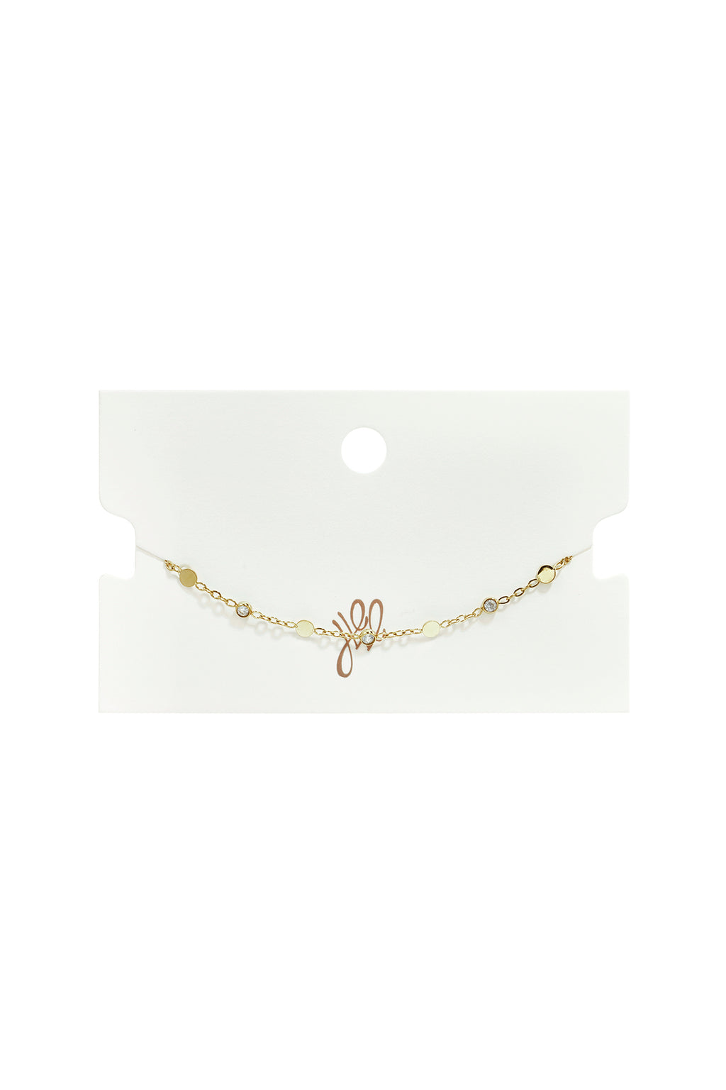 Pulseras de acero inoxidable con dijes circulares, sencillas, de la serie Daily Simple, joyería para mujer