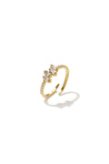 Anillos minimalistas de acero inoxidable con forma geométrica, sencillos para uso diario, serie Simple. Joyería para mujer.