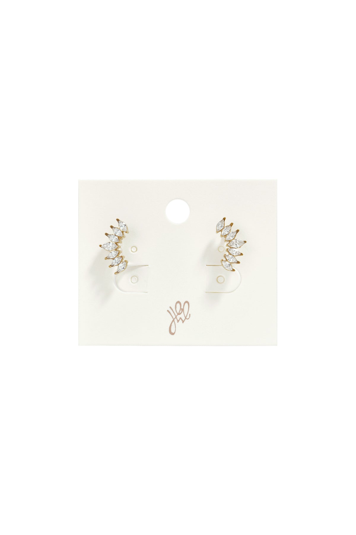 Pendientes de clip de acero inoxidable con forma irregular, sencillos para uso diario, de la serie Simple. Joyería para mujer.