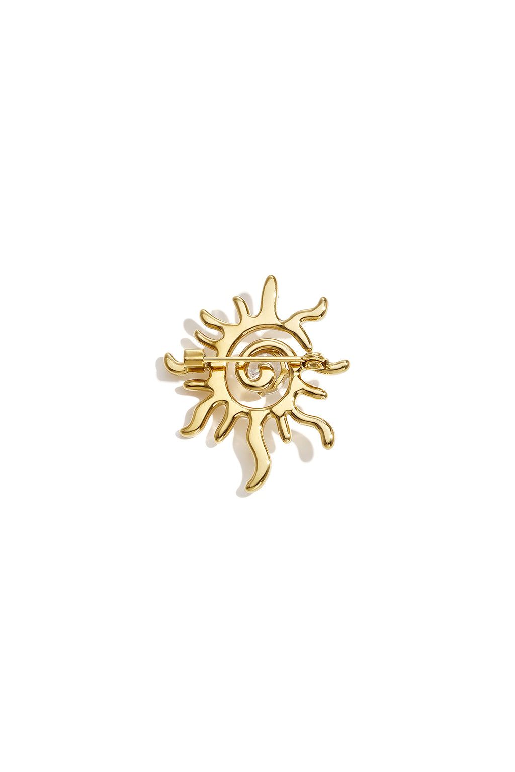 Broches Sol Sencillos Acero Inoxidable Accesorios Diarios