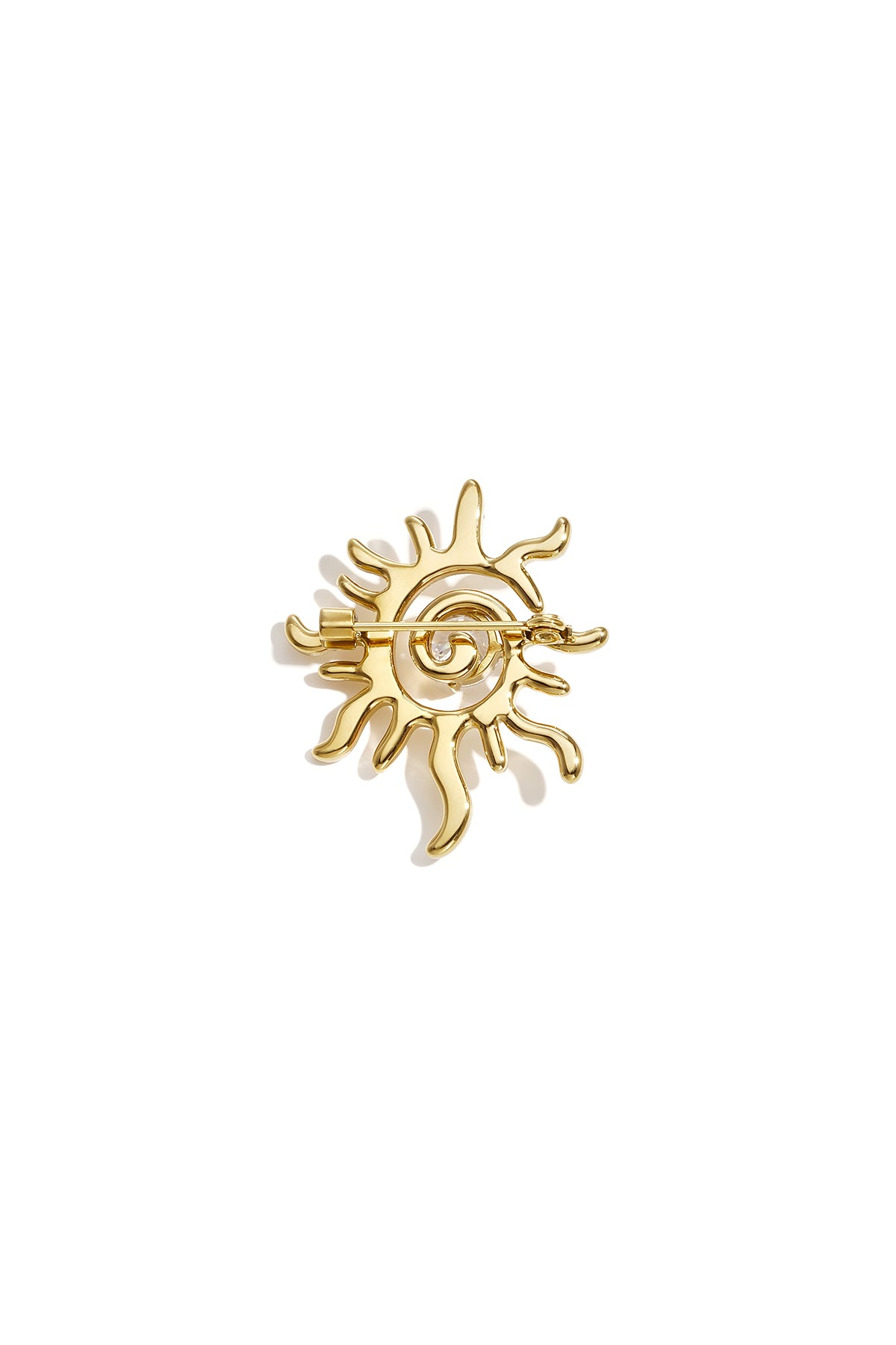 Broches Sol Sencillos Acero Inoxidable Accesorios Diarios