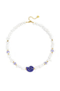Elegant White Shell Beaded Necklace for Summer