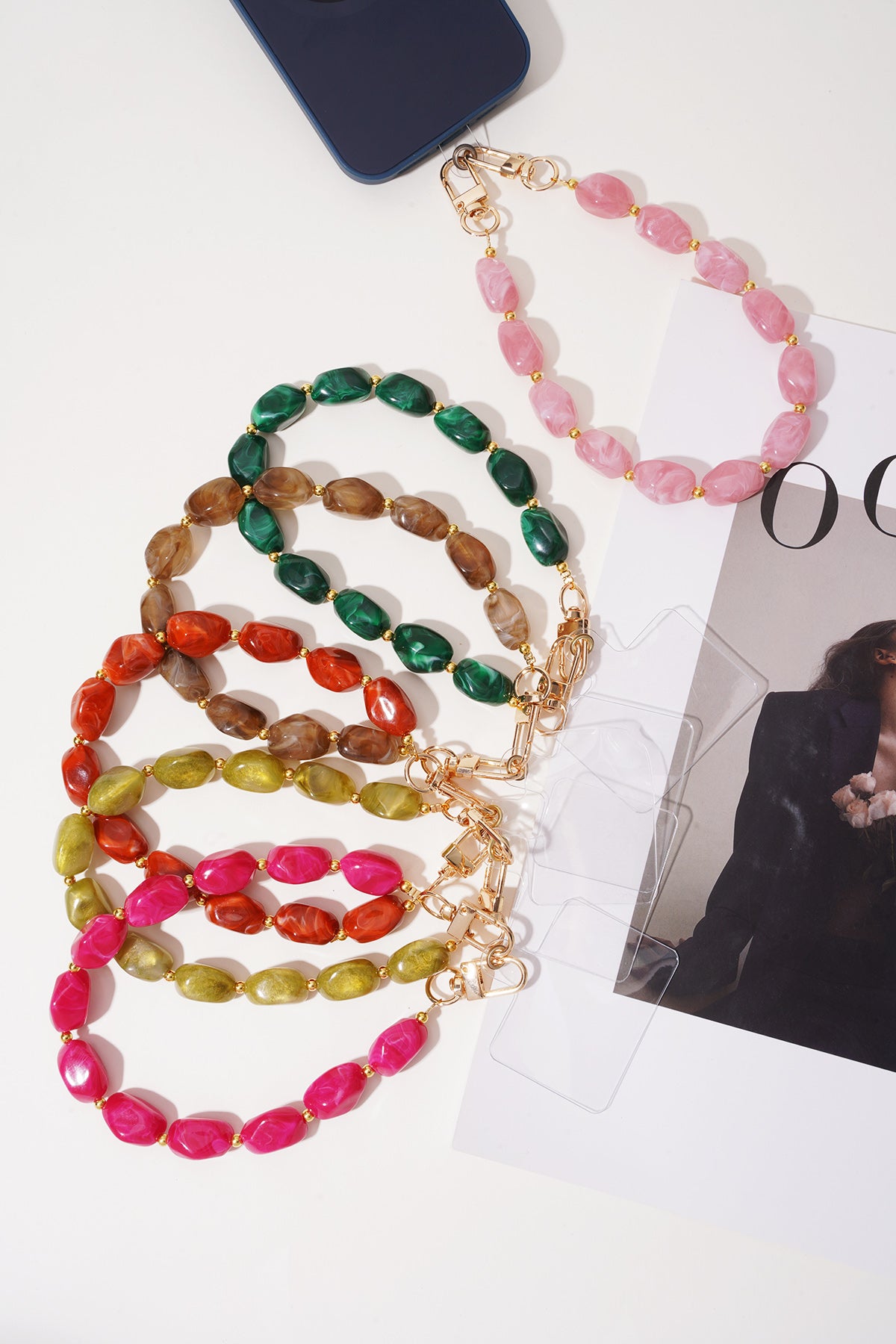 Stylish Acrylic Phone Chains for Fall/Winter