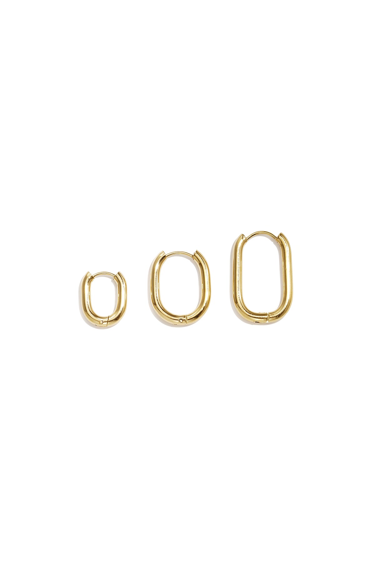 Conjunto de pendientes de acero inoxidable con forma geométrica, sencillos, de la serie Daily Simple, joyería para mujer.