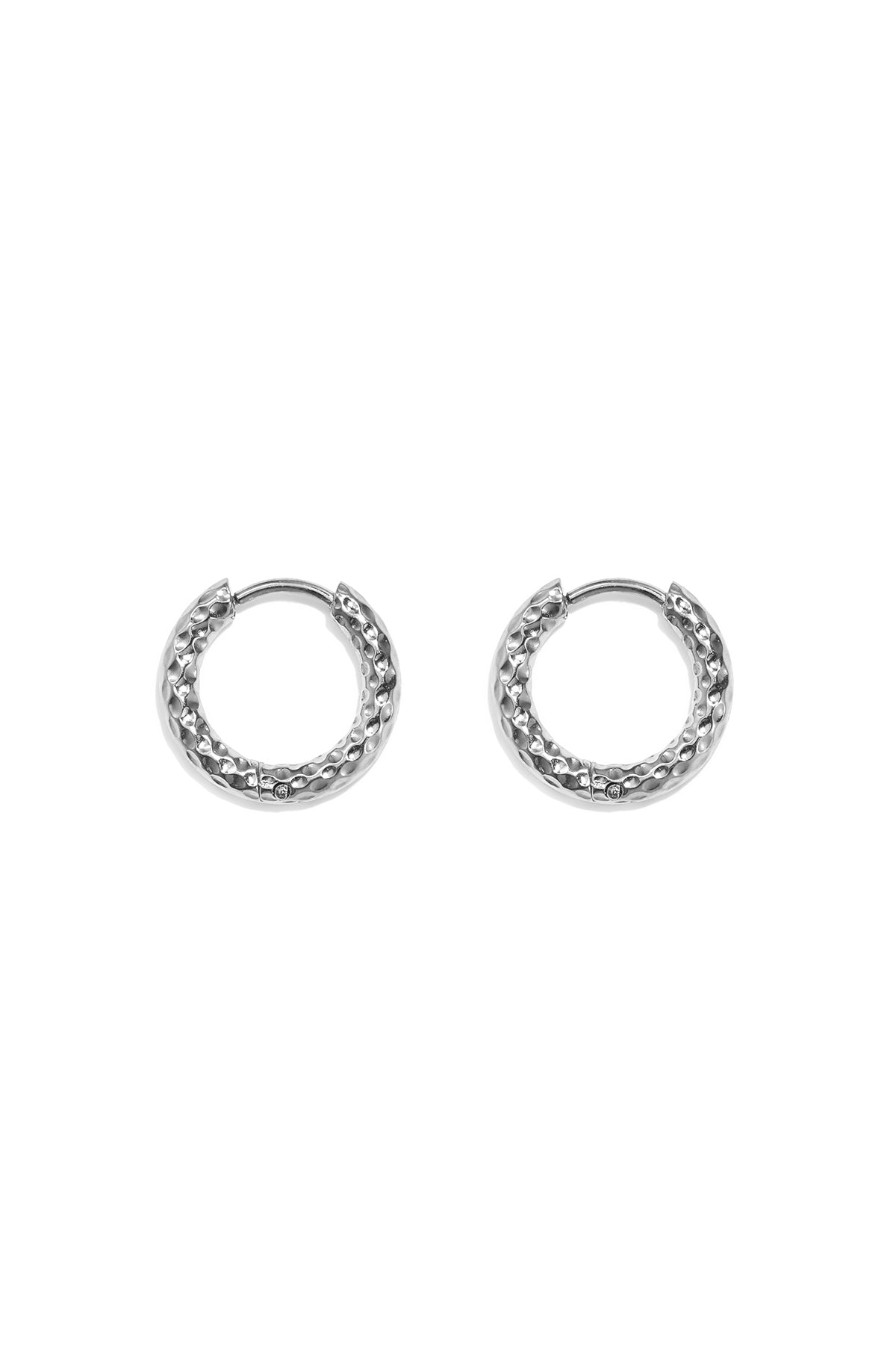 Pendientes de aro de acero inoxidable Circle Simple Daily Simple Series Joyería para mujer