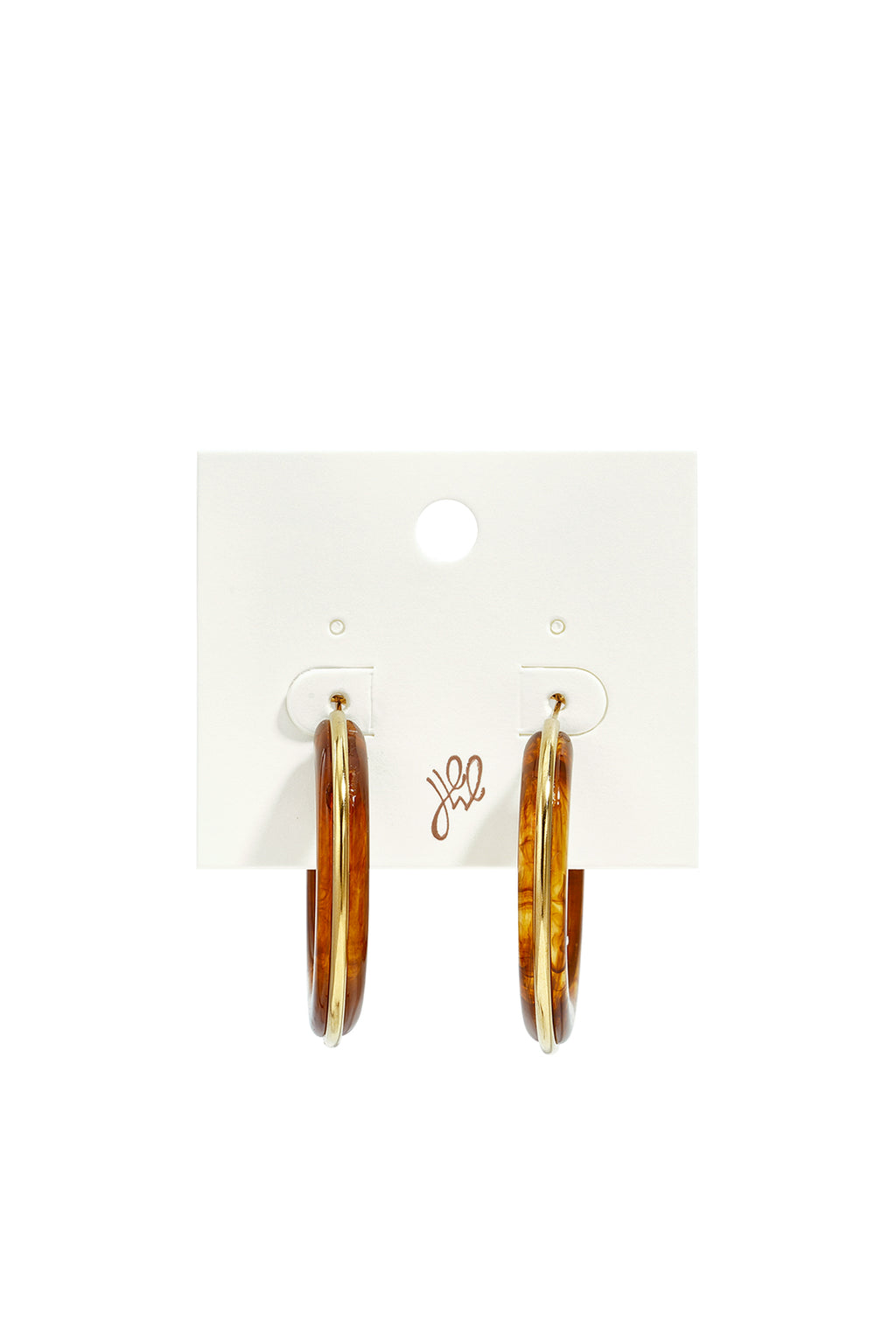 Pendientes de aro de resina con forma irregular, sencillos, de la serie Daily Simple, joyería para mujer.
