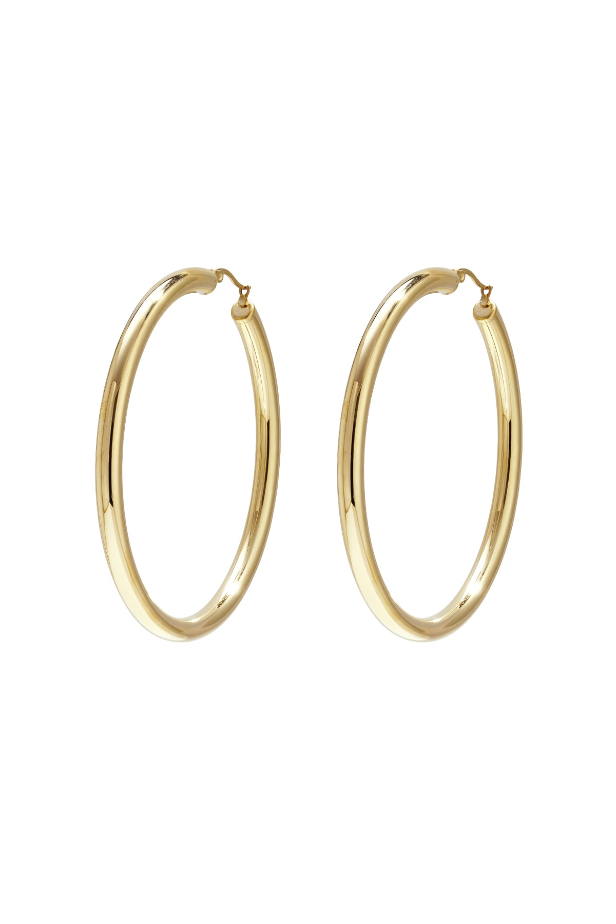 Pendientes de aro de acero inoxidable Serie sencilla informal para uso diario Joyería para mujer