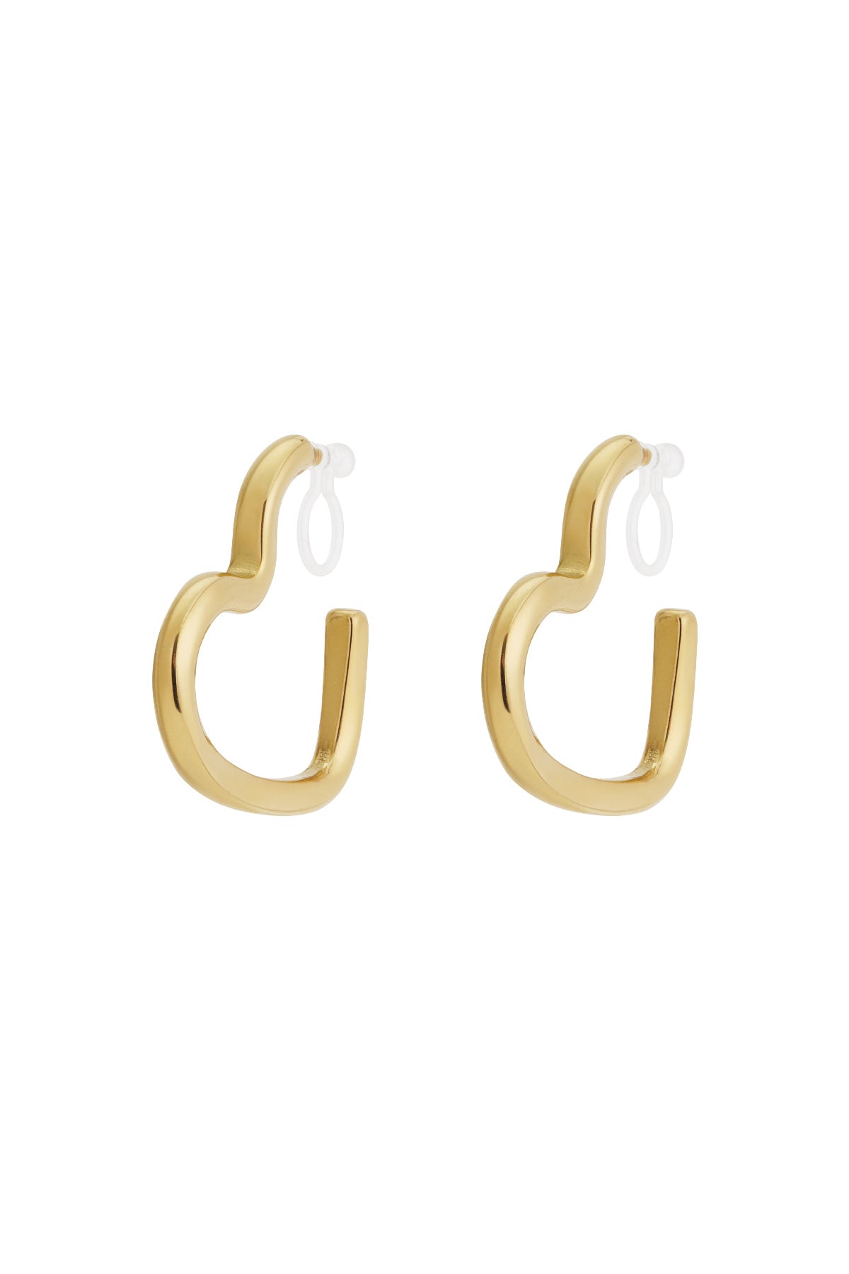 Elegant Heart-Shaped Clip-On Earrings for All