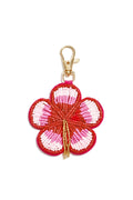 Adornos para bolsos con forma de flor, estilo casual y de cristal, accesorios diarios.