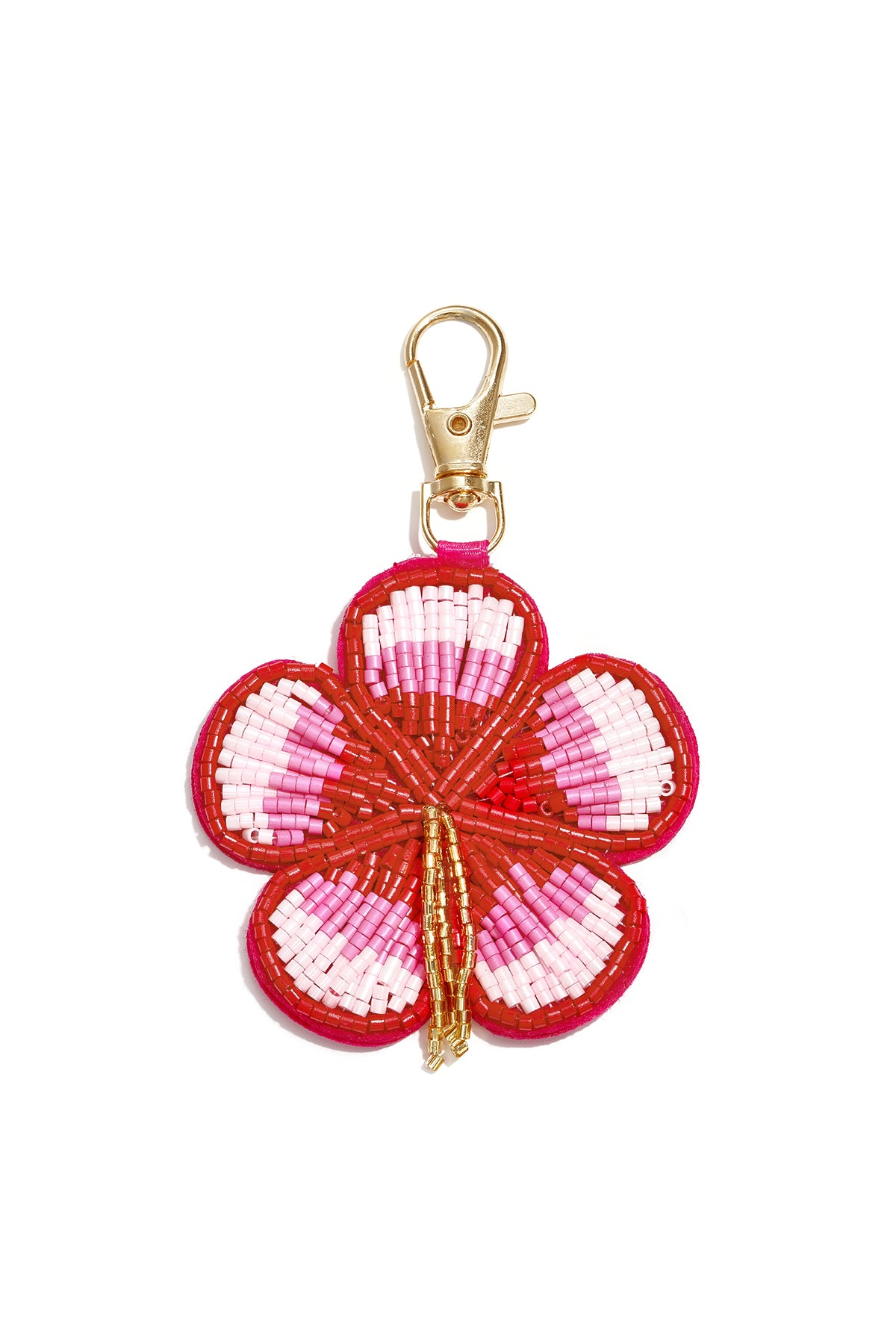 Adornos para bolsos con forma de flor, estilo casual y de cristal, accesorios diarios.