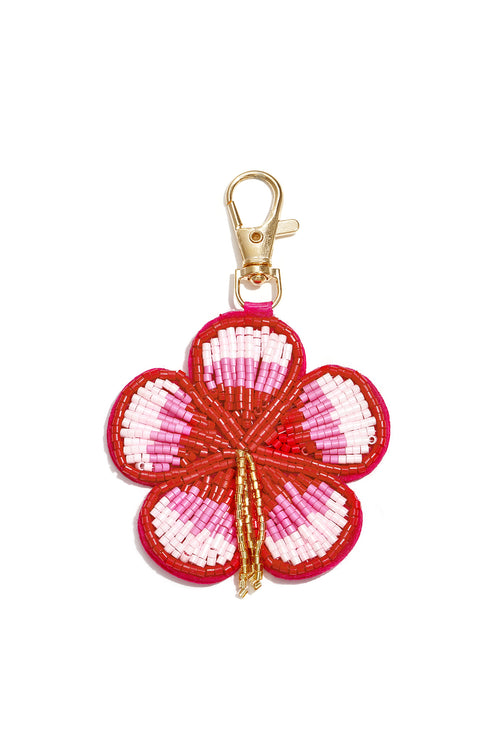 Adornos para bolsos con forma de flor, estilo casual y de cristal, accesorios diarios.
