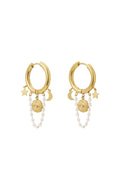 Elegant 14K Gold Plated Drop Earrings for Women