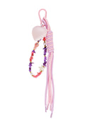 Charming Yellow & Pink Alloy Bag Charms for a Pop of Color